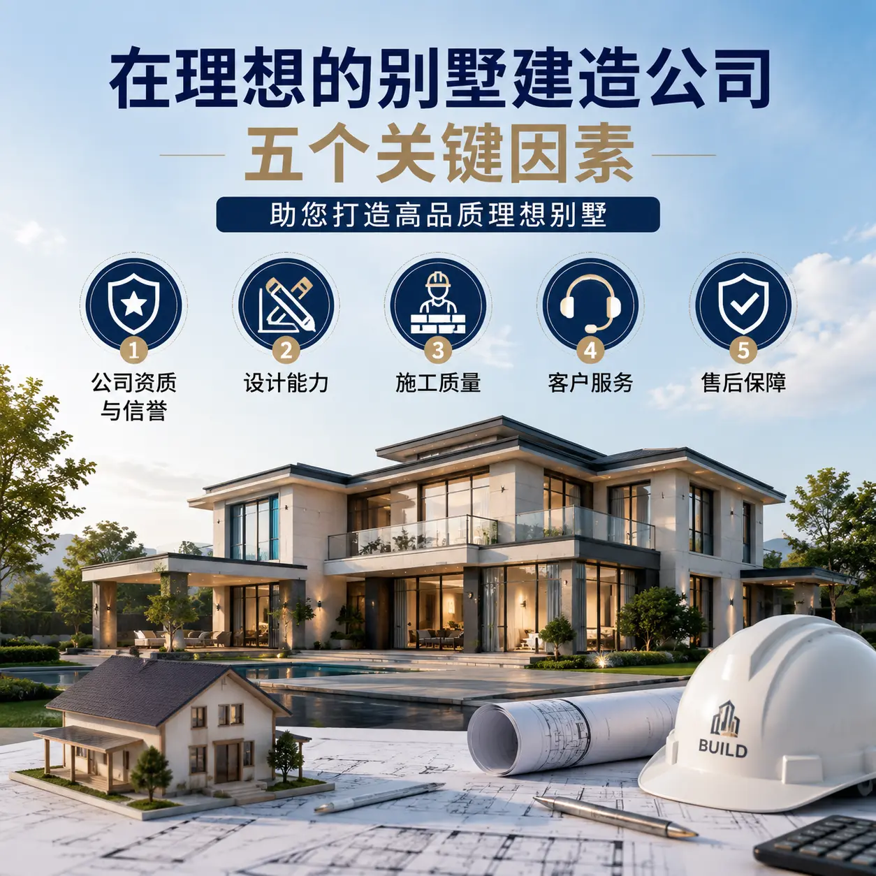 在 平坝 找到理想别墅建造公司的五个关键因素