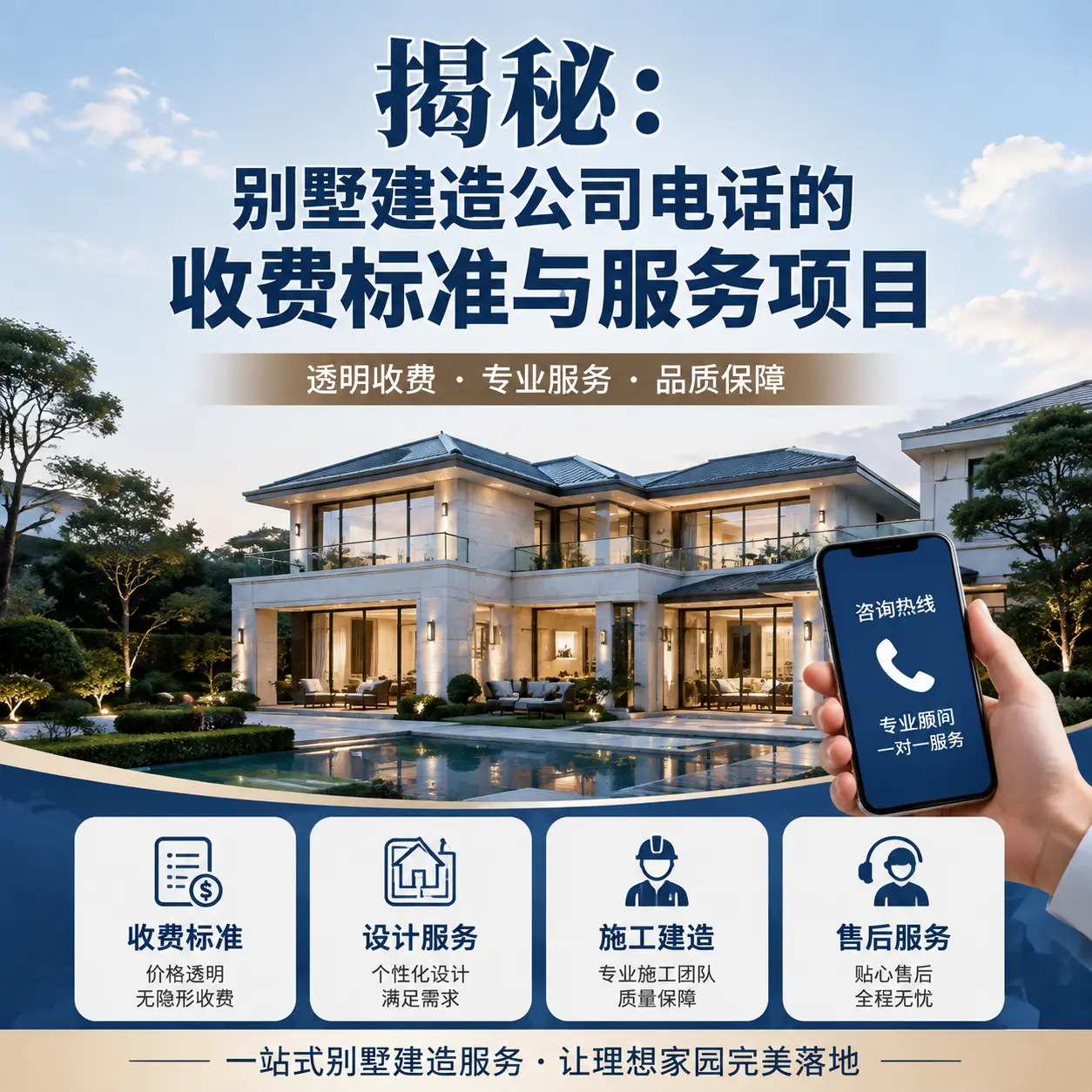 揭秘：平坝别墅建造公司电话的收费标准与服务项目