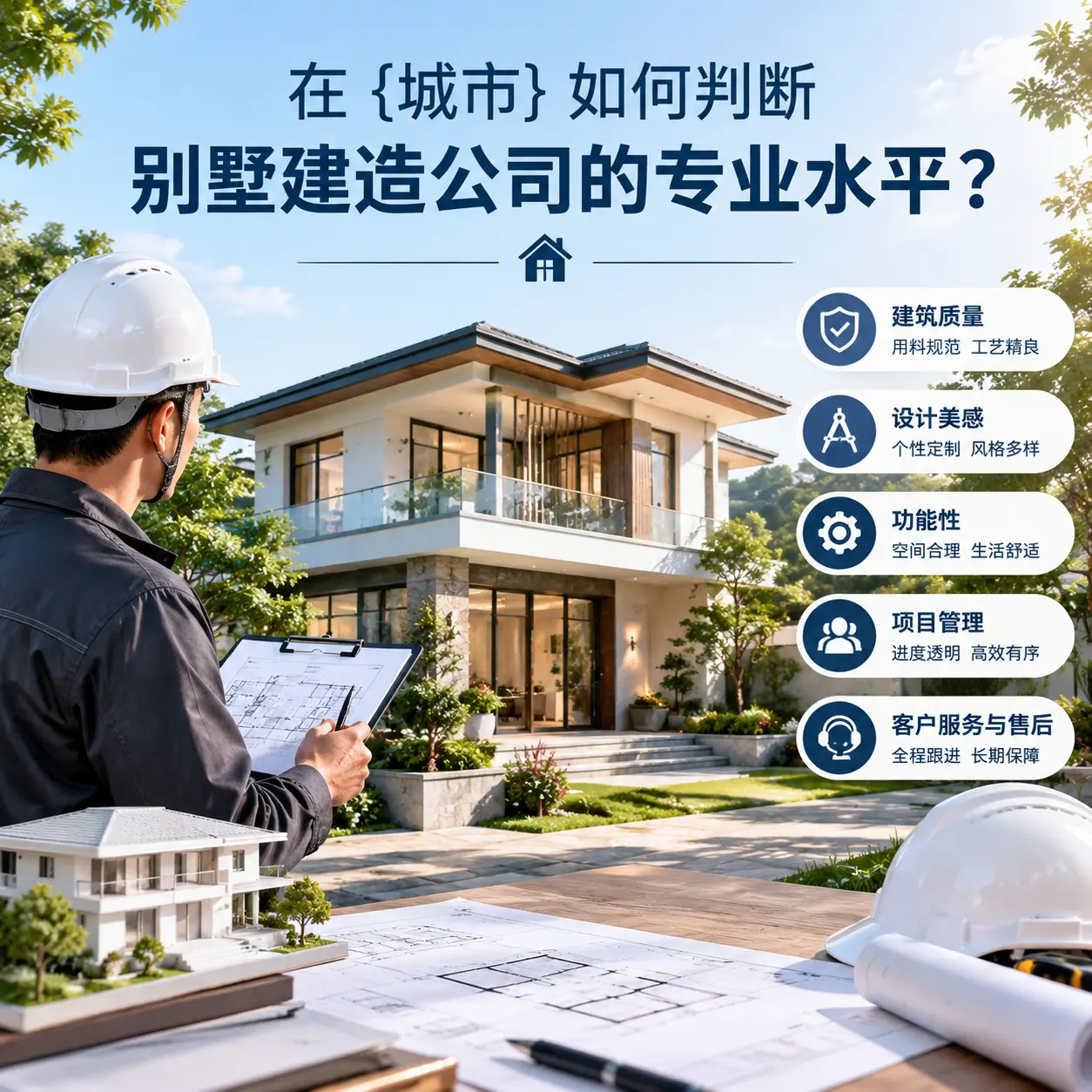 在 平坝 如何判断别墅建造公司的专业水平？