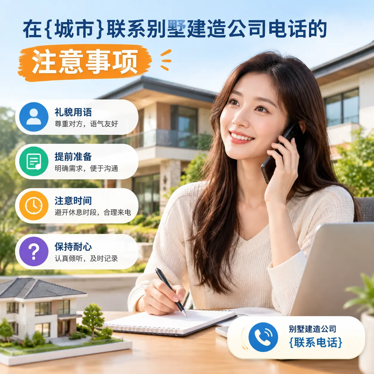 在平坝联系别墅建造公司电话的注意事项