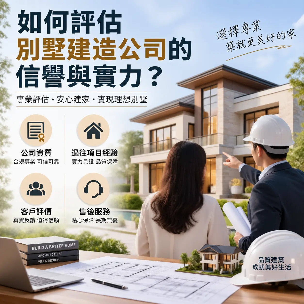 如何评估 平坝 别墅建造公司的信誉与实力？