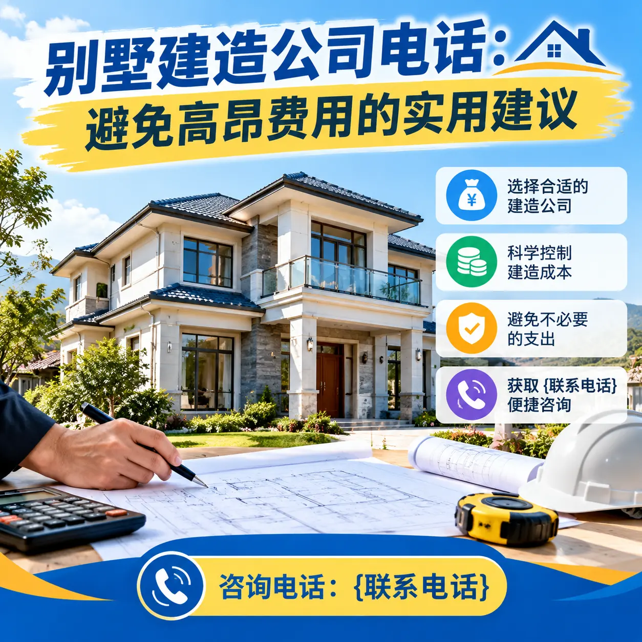 平坝别墅建造公司电话：避免高昂费用的实用建议