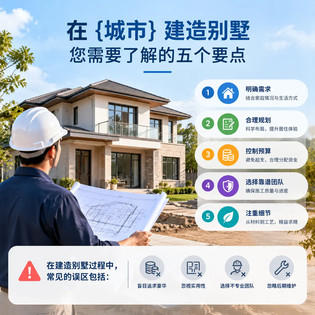 在 平坝 建造别墅,您需要了解的五个要点