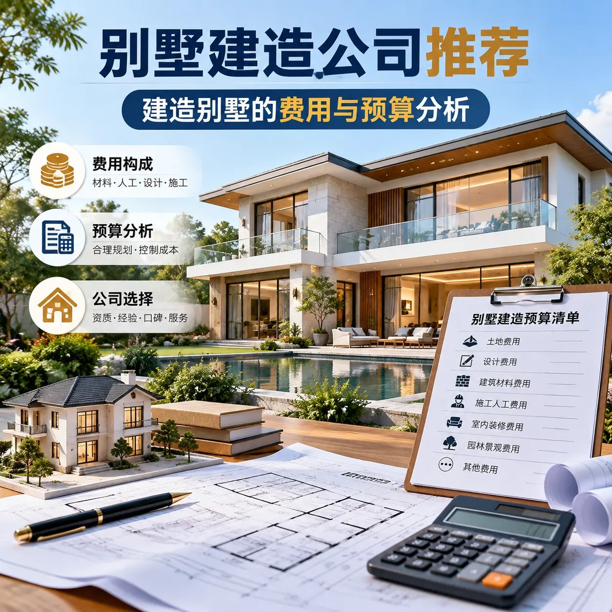 别墅建造公司推荐: 平坝 建造别墅的费用与预算分析