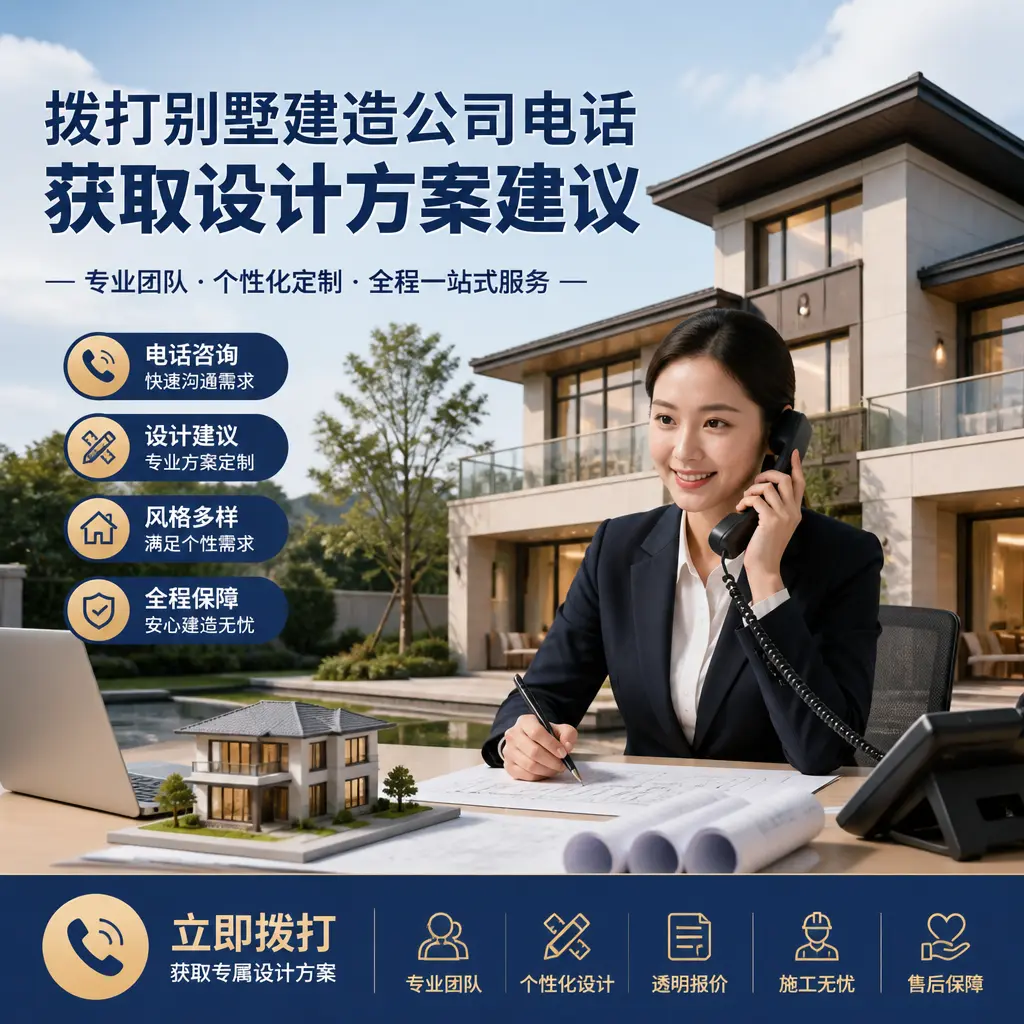 拨打平坝别墅建造公司电话,获取设计方案建议