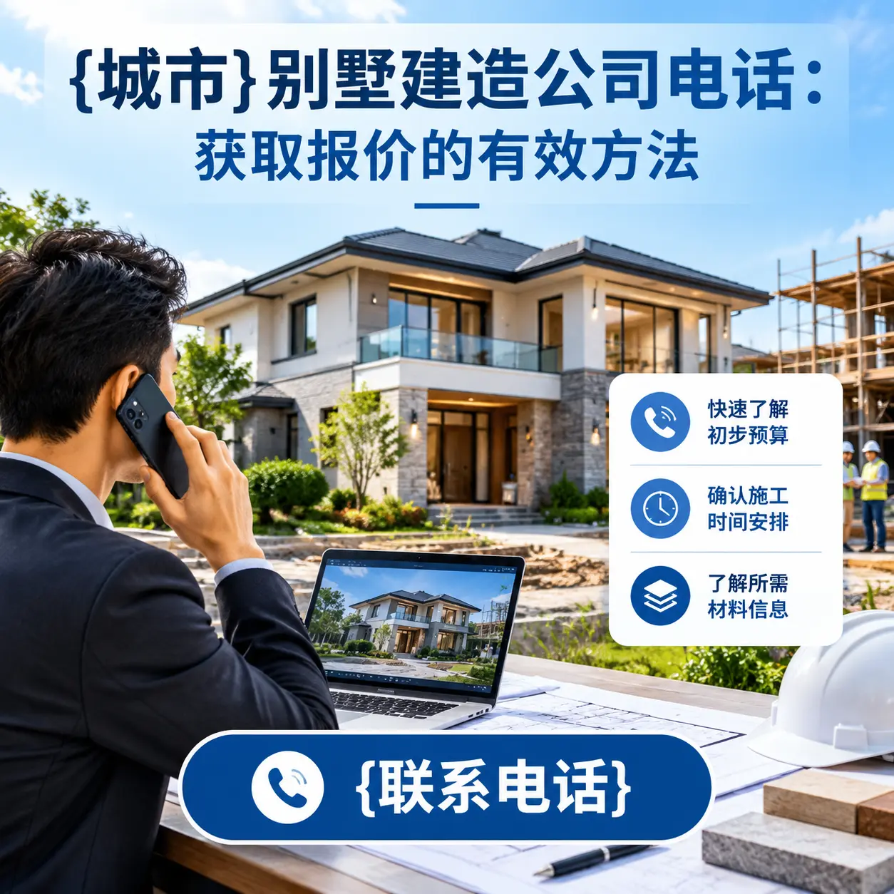 平坝别墅建造公司电话：获取报价的有效方法